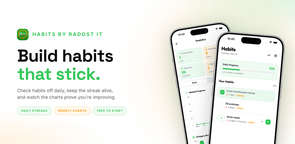 Habits by Radost IT screenshot 1
